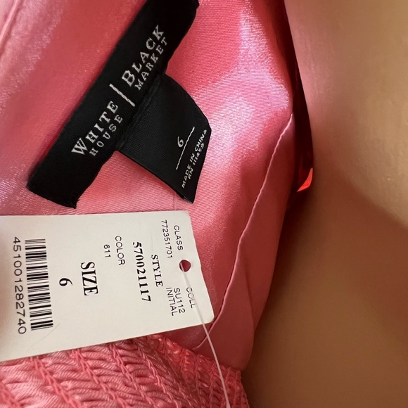 White House Black Market Fuchsia Halter Maxi Dress - Picture 14 of 16